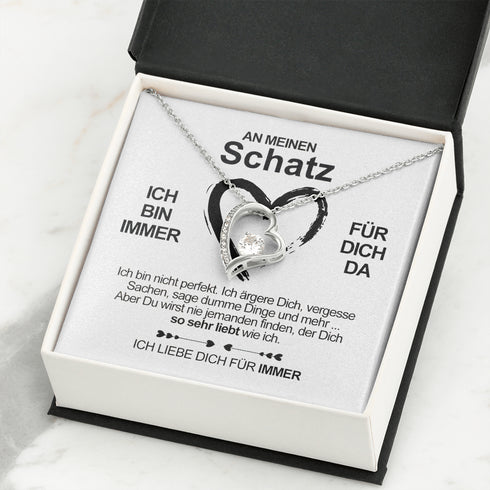 Divesart - Weißgold-Halskette - Für meinen Schatz - 2